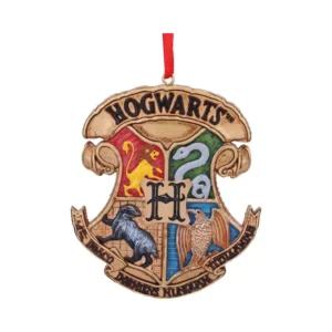 b6064v2.webp Harry Potter Hogwarts Crest Hanging Ornament 8cm