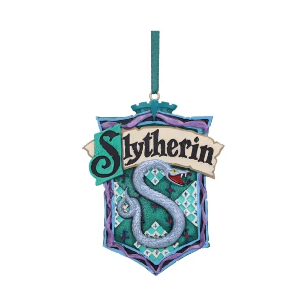 b6066v2.webp Harry Potter Slytherin Crest Hanging Ornament 8cm