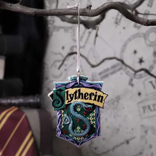 b6066v2-7.webp Harry Potter Slytherin Crest Hanging Ornament 8cm