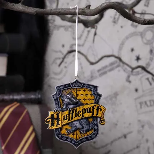 b6067v2-7.webp Harry Potter Hufflepuff Crest Hanging Ornament 8cm