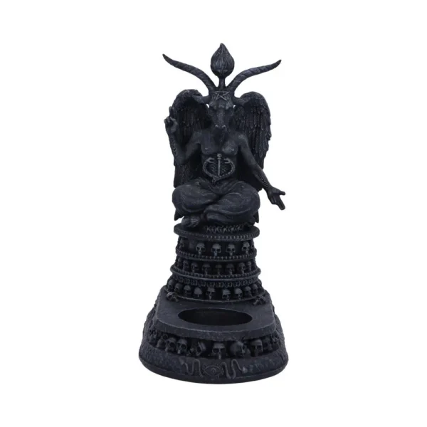 Exclusive Baphomet's Devotion Tea Light Holder 17cm Exclusive Baphomet's Devotion Tea Light Holder 17cm