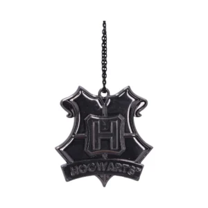 b6479x3.webp Harry Potter Hogwarts (Silver) Hanging Ornament