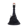 Barad-dûr Dark Tower Model Black Resin - Glowing Eye Feature A detailed model of Barad-dûr, the Dark Tower of Sauron, with the glowing Eye above.