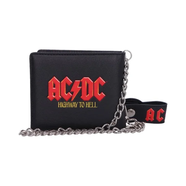 Officially Licensed AC/DC Black Ice Album Embossed Wallet and Chain Officially Licensed AC/DC Black Ice Album Embossed Wallet and Chain