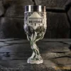 Lord Of The Rings Minas Tirith Silver Goblet - Tree Root Base A detailed Lord of the Rings Minas Tirith goblet with sculpted city and tree-root base.