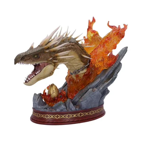 Hungarian Horntail Dragon Head Sculpture - Red and Gold Gothic Wall Curio by Nemesis Now. Hungarian Horntail Dragon Head Sculpture - Red and Gold Gothic Wall Curio by Nemesis Now.