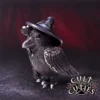 Cult Cuties Raven Figurine Resin Black - Wizard Hat Design Eliwing the Cult Cutie Raven Embrace the beautiful intersection of alternative subculture and endearing design with Eliwing, a spellbinding addition to Nemesis Now’s internationally acclaimed Cult Cuties collection. This expertly crafted figurine channels the mysterious allure of the occult while maintaining a charmingly innocent appeal.