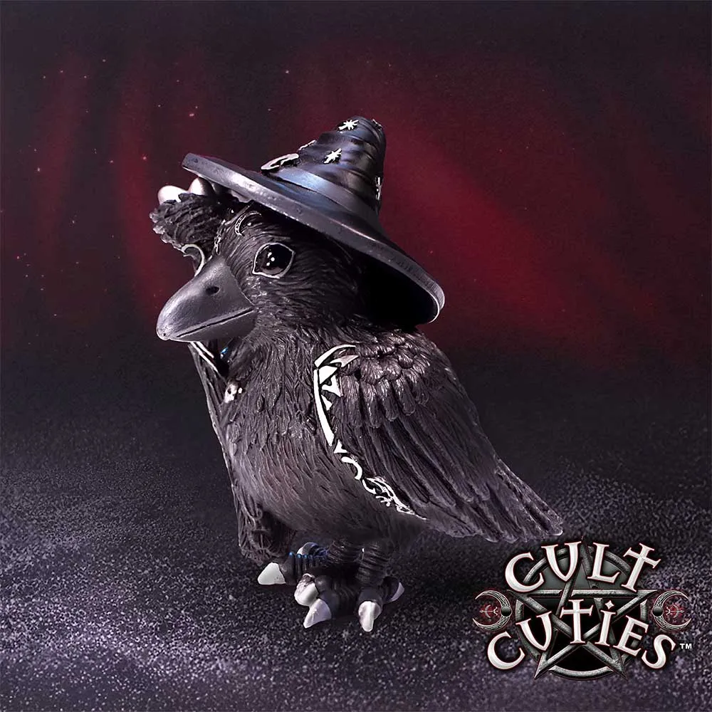 Eliwing the Cult Cutie Raven Embrace the beautiful intersection of alternative subculture and endearing design with Eliwing, a spellbinding addition to Nemesis Now’s internationally acclaimed Cult Cuties collection. This expertly crafted figurine channels the mysterious allure of the occult while maintaining a charmingly innocent appeal.