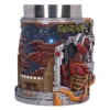 Iron Maiden Collectible Mug Metal Black - Futuristic Eddie Design A detailed Iron Maiden collectible mug featuring Eddie in a futuristic sci-fi design.