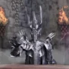 Lord of the Rings Sauron Bust. Dark Lord Sauron Silver Black Armor