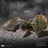 Highly detailed Game of Thrones Rhaegal dragon collectible figurine