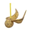 Golden Snitch Drink Cup - Metallic Gold with Yellow Straw Golden Snitch-inspired gold drink cup with detailed wings and bright yellow straw.