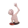 Gollum Resin Figurine Gray Sculpture - Reaching on Lava Base Gollum resin figurine reaching upward on molten lava base, detailed fantasy collectible sculpture.