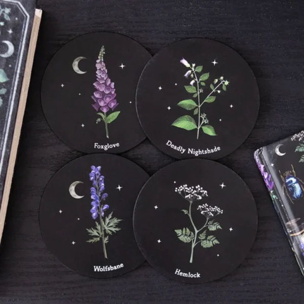Poisonous Plants Coaster Set 1 Poisonous Plants Coaster Set