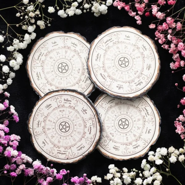 Wheel of the Year Coaster Set 1 Wheel of the Year Coaster Set