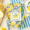 Italian Lemon Print A5 Recipe Journal