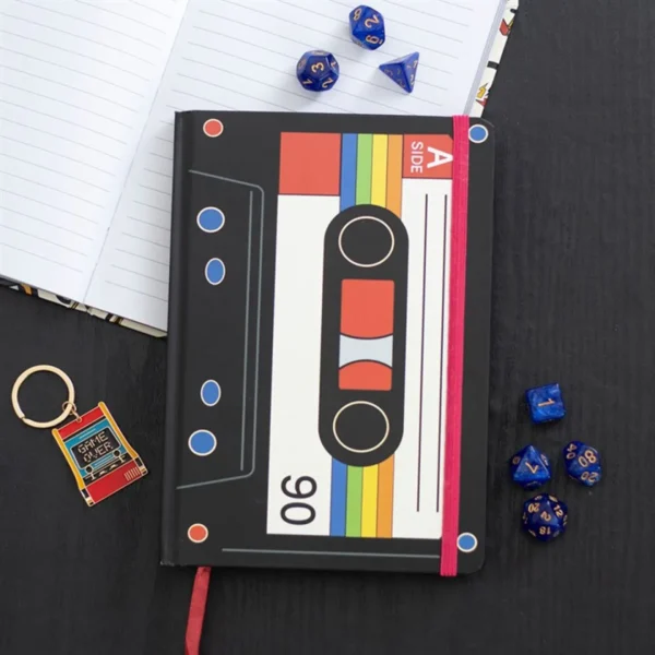 Retro Cassette Tape A5 Notebook 1 Retro Cassette Tape A5 Notebook