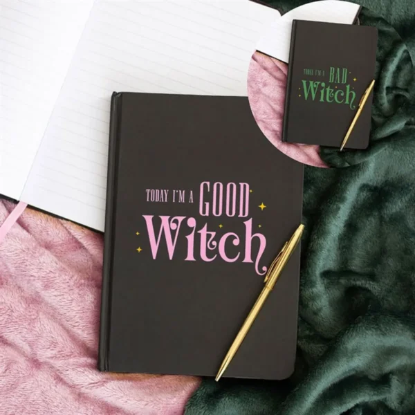 Good Witch Bad Witch A5 Reversible Notebook 1 Good Witch Bad Witch A5 Reversible Notebook