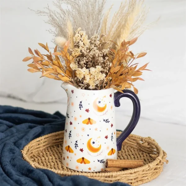 Autumn Magic Harvest Moon Print Ceramic Flower Jug 1 Autumn Magic Harvest Moon Print Ceramic Flower Jug