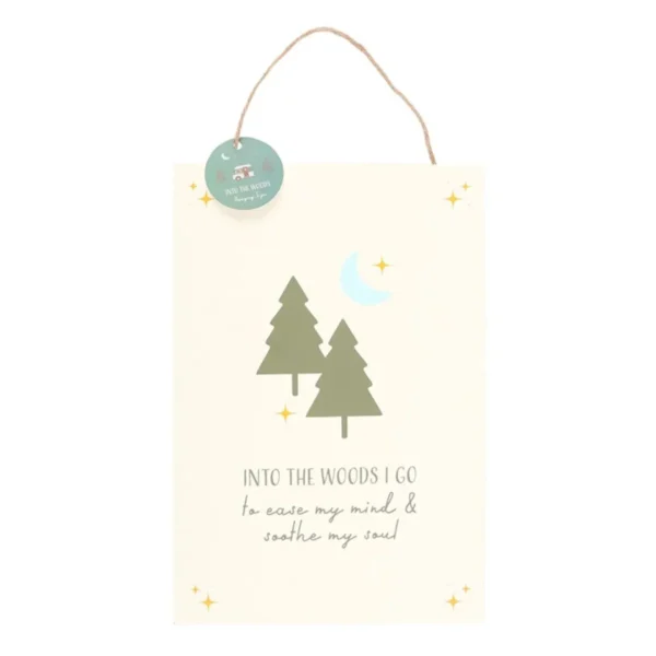 Into the Woods Hanging Sign 2 Into the Woods Hanging Sign