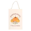 Pumpkin Kisses & Harvest Wishes Hanging Sign 6 Pumpkin Kisses & Harvest Wishes Hanging Sign