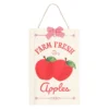 Farm Fresh Apples Hanging Sign 6 Farm Fresh Apples Hanging Sign