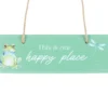 Light Green This is Our Happy Place Hanging Sign 8 Light Green This is Our Happy Place Hanging Sign