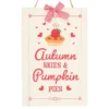 Autumn Skies & Pumpkin Pies Hanging Sign 7 Autumn Skies & Pumpkin Pies Hanging Sign