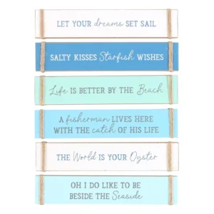 Pack of 6 Nautical Block Signs