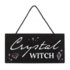 Crystal Witch Hanging Sign 7 Crystal Witch Hanging Sign