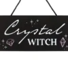 Crystal Witch Hanging Sign 8 Crystal Witch Hanging Sign