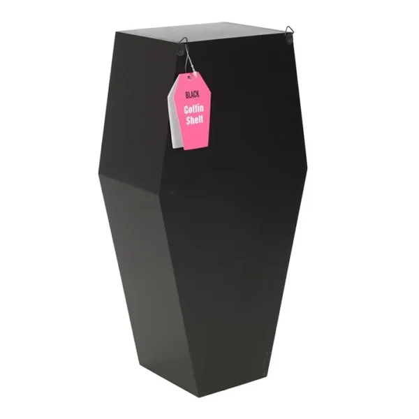 Small Black Coffin Shelf 4 Small Black Coffin Shelf
