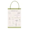 30cm Happy Camper Caravan Rules Hanging Sign