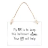 Your Aim Hanging Sign