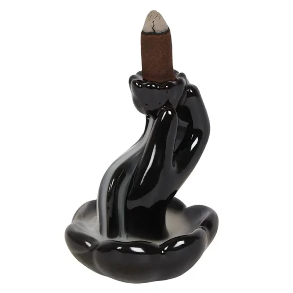 Hand & Lotus Flower Backflow Incense Burner 2 Hand & Lotus Flower Backflow Incense Burner