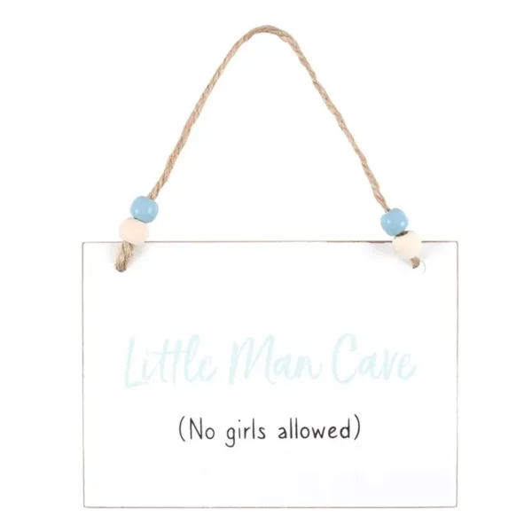 Little Man Cave Hanging Sign 1 Little Man Cave Hanging Sign