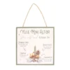 20cm Yule Altar MDF Hanging Sign
