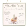 20cm Yule Altar MDF Hanging Sign 6 20cm Yule Altar MDF Hanging Sign