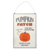 30cm Pumpkin Patch Hanging Sign