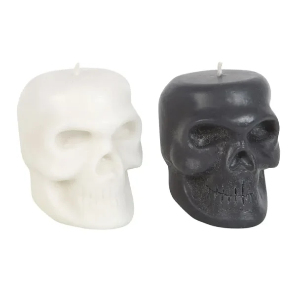 Set of 12 Opium & White Sage Skull Candles in Display 3 Set of 12 Opium & White Sage Skull Candles in Display