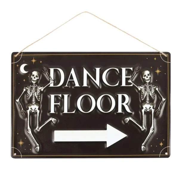 Dance Floor Hanging Metal Sign 1 Dance Floor Hanging Metal Sign