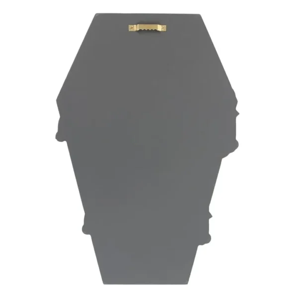 The Creepier the Better Coffin Shaped Sign 2 The Creepier the Better Coffin Shaped Sign