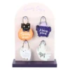 Set of 24 Mini Spooky Signs on Display