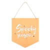 Orange Spooky Season Hanging Sign