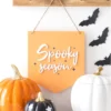 Orange Spooky Season Hanging Sign 9 Orange Spooky Season Hanging Sign