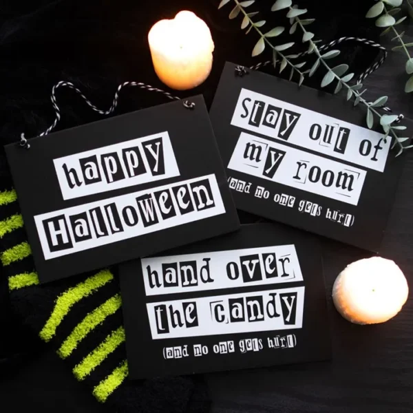 Hand Over the Candy Hanging Sign 5 Hand Over the Candy Hanging Sign