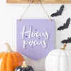 Purple Hocus Pocus Hanging Sign 9 Purple Hocus Pocus Hanging Sign