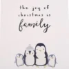 Joy of Christmas Penguin Family Hanging Sign 5 Joy of Christmas Penguin Family Hanging Sign