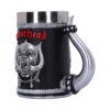 Motörhead Snaggletooth Tankard Black Silver Horn Handle Motörhead Snaggletooth black and silver tankard with horn handle and studded details The-Hidden-Hatch