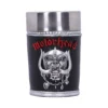 Motörhead Black Stainless Steel Tumbler - Snaggletooth Emblem A black Motörhead tumbler with Snaggletooth emblem and red logo design The-Hidden-Hatch